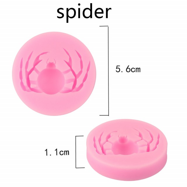 silikon form edderkopp