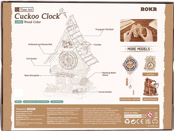 Cuckoo clock - Gjøkur byggesett
