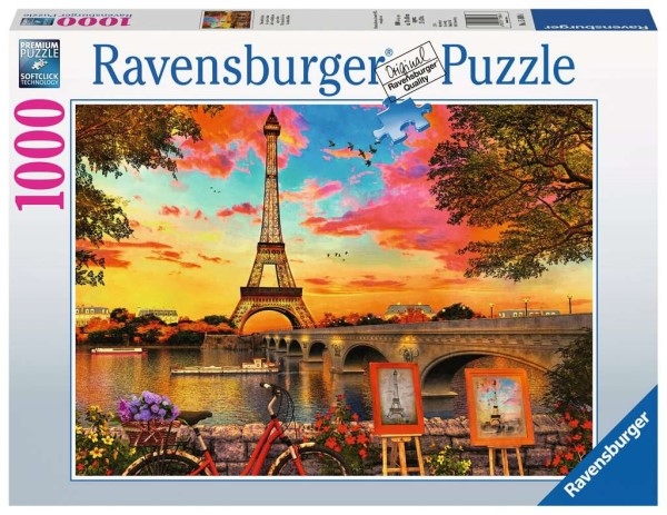 Ravensburger puslespill - Seinen i Paris - 1000 brikker
