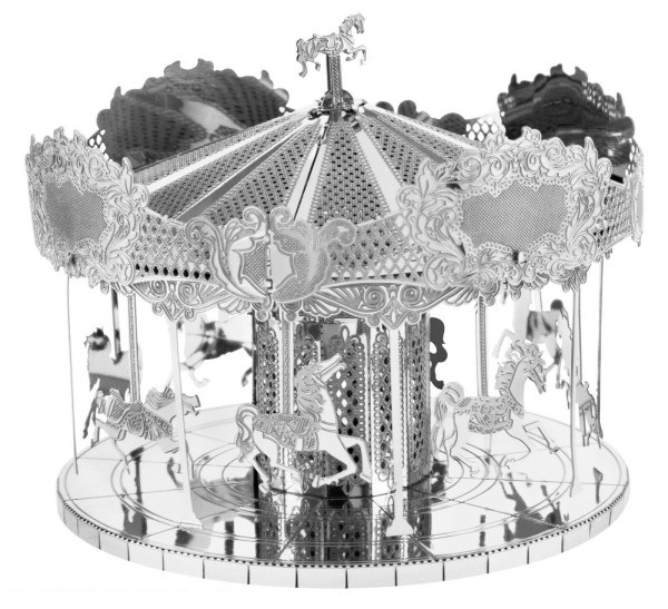 3D metall puslespill - Merry go round - karusell - Metal Earth
