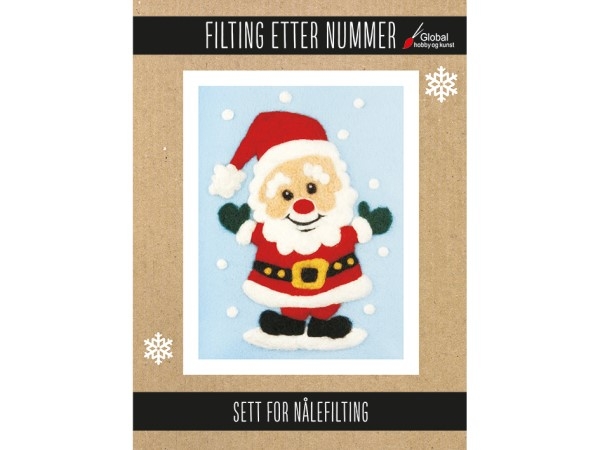 Filting etter nummer - Julenisse