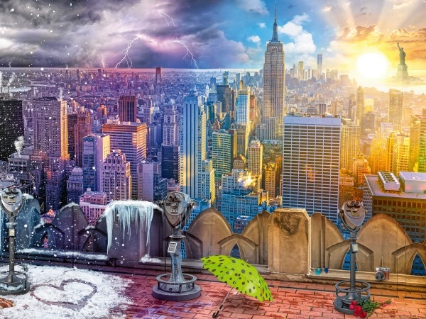 Ravensburger puslespill - Seasons of New York 1500 brikker