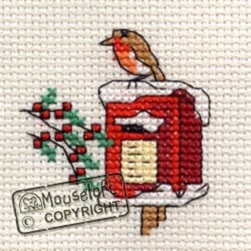 Korssting barn - Jul - Kort & konvolutt