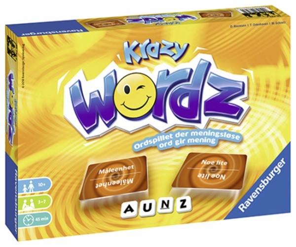 Krazy Words - Artig familiespill 3-7 spillere