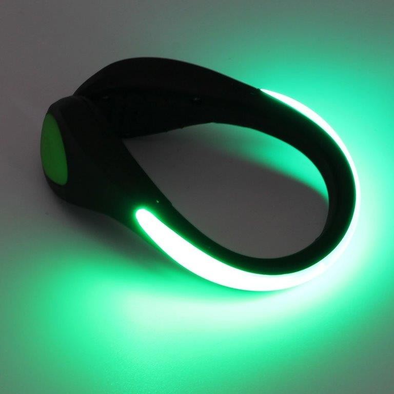 LED lys til sko - Grønn farge