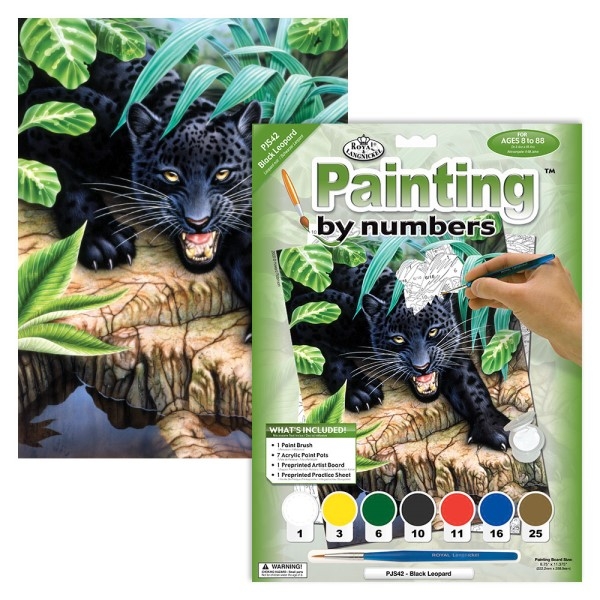 Paint By Numbers - Black Leopard