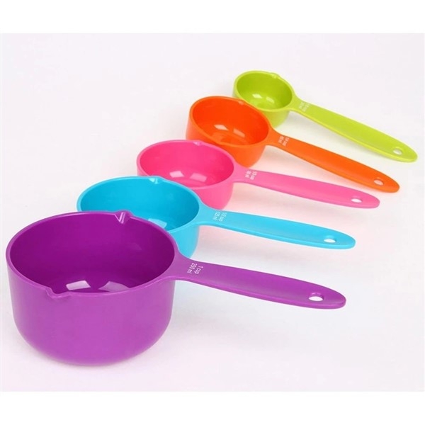 Målekopp i plast - 5 pakk