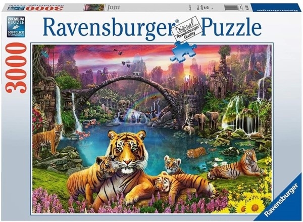 : Ravensburger puslespill - Tigrer i paradiset 3000