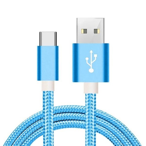 Ladekabel 25cm - Blå