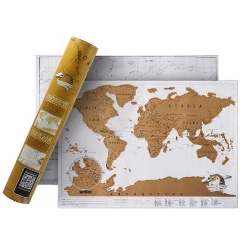 Deluxe travel scratchmap - Reisekart