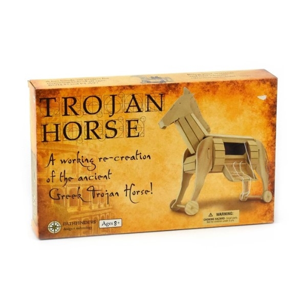 Romersk Trojan hest - byggesett i tre