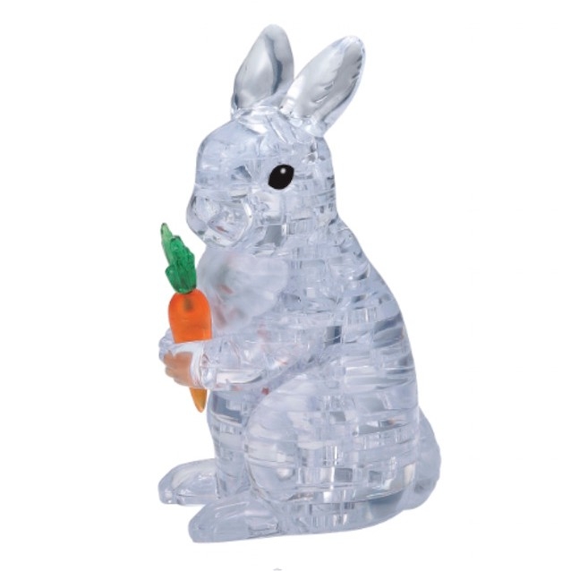 3D puslespill - rabbit