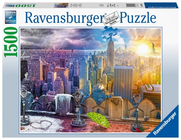 Ravensburger puslespill - Seasons of New York 1500 brikker
