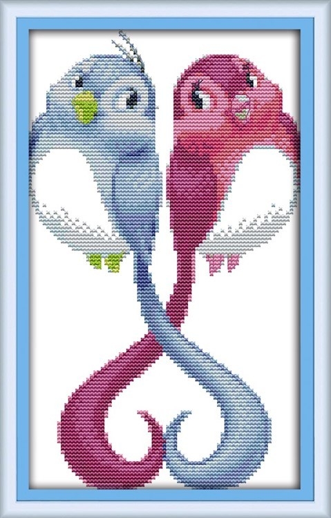 Korssting - Love birds