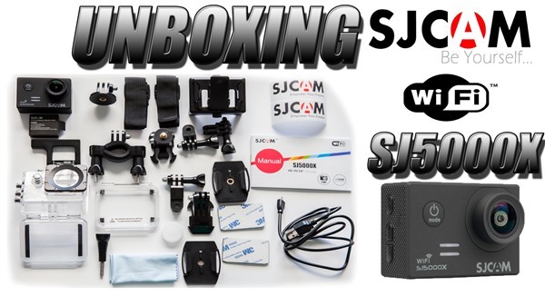 SJ5000X Wifi action kamera - med masse tilbehør