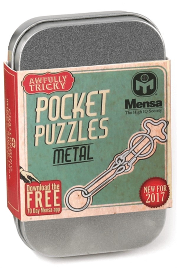 Mensa pocket puzzle - Metall tankenøtt 2/3
