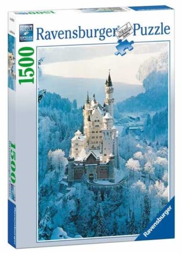 Ravensburger puslespill - Neuschwanstein castle in winter 1500