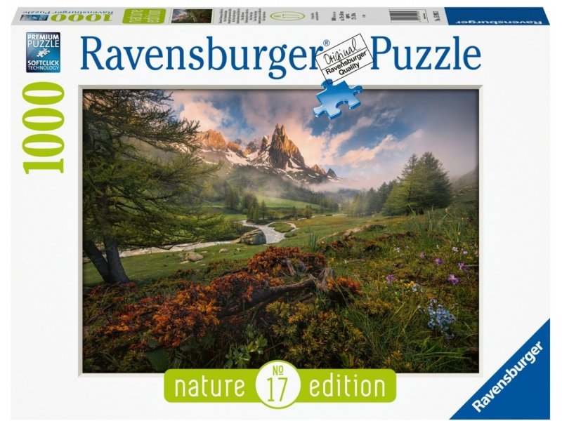 Ravensburger puslespill - Franske alpene 1000
