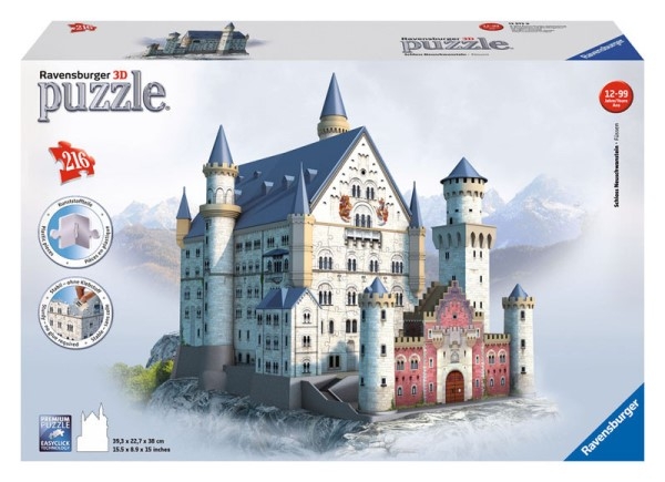 Ravensburger 3D puslespill - Neuhwanstein castle