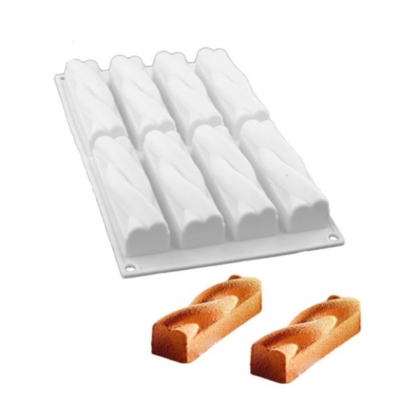 Silikon dessertform - 8 stk