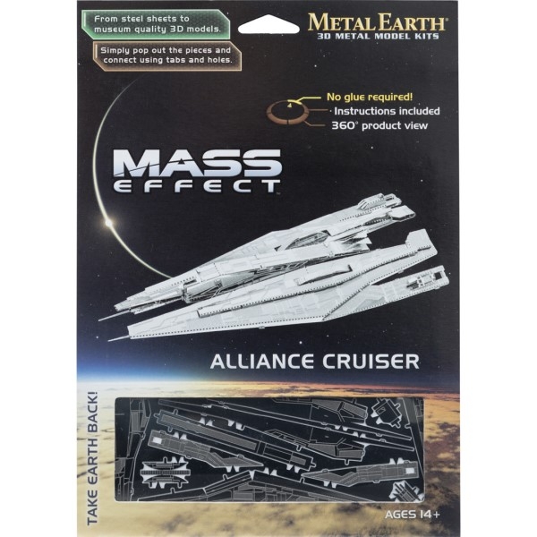 Puslespill 3D metall - Mass Effect - Alliance Cruiser