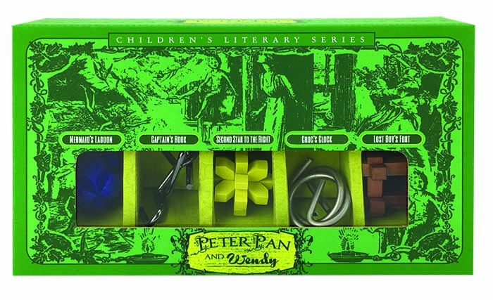 Peter Pan -Sett m/ 5 tankenøtter