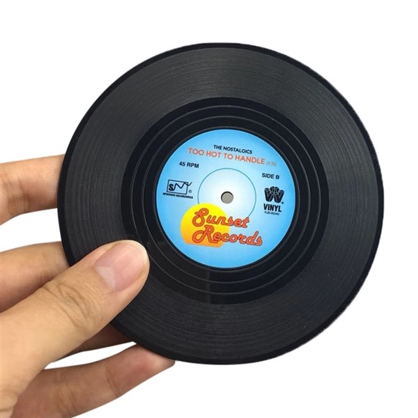 Vinylplate underlag for kopper og glass
