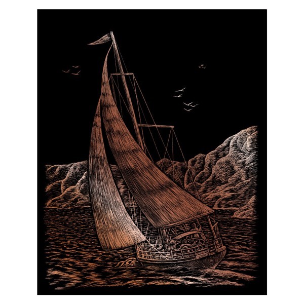Skrapebilde - Seilbåt