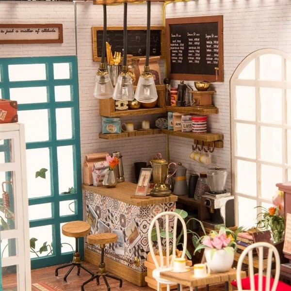 Simon`s coffee - Byggesett m/ lys