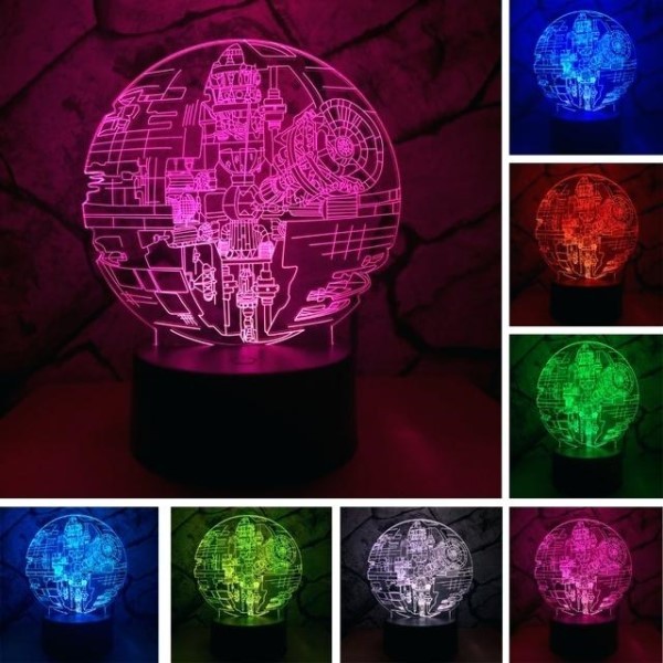 Dødsstjernen Star Wars bordlampe