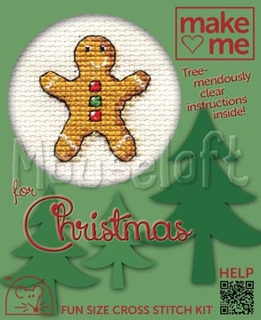 mini korssting - Gingerbread Man