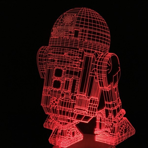 3D nattlampe - Star Wars
