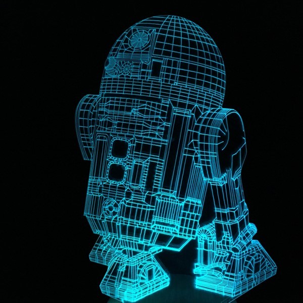 Nattlampe - R2D2 star wars