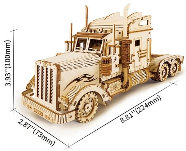 Heavy truck - Byggesett i tre