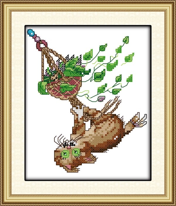 broderi - korssting pakke - Adventure kitten