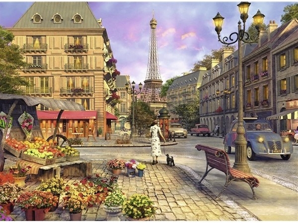 Ravensburger puslespill - Kveldstur i Paris