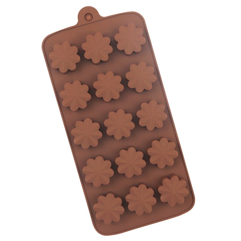 Sjokolade silikonform - Firkløver