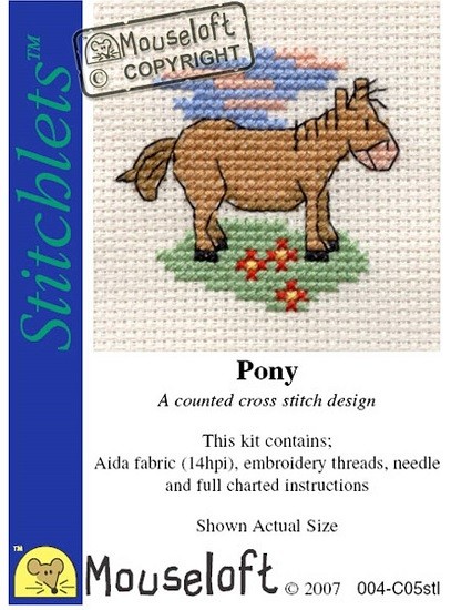 Pony - Mini korssting pakke